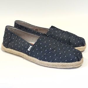 Toms Women's Alpargata Casual Shoes Rope Sole - Size 8